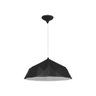 LUSTRE PENDENTE ORIGAMI 1 LAMP E27 PRETO/BRANCO - 3144 PT/BR - 1