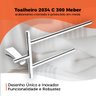 Toalheiro Cromado Duplo E Linear Para Toalhas 2034 Meber - 6
