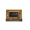 Estante Home para TV Ripado 2 Modulo Lateral Ouro Preto Nature/Chumbo - Linea - 2