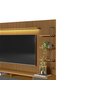 Estante Home para TV Ripado 2 Modulo Lateral Ouro Preto Nature/Chumbo - Linea - 9