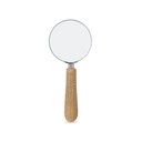 Ver imagem 1 de Lupa de Aumento Decorativa com Cabo em Poliresina 18cm 21520 Mart