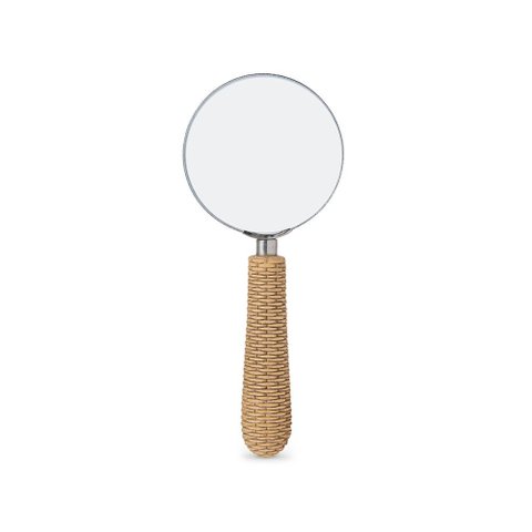 Lupa de Aumento Decorativa com Cabo em Poliresina 18cm 21520 Mart