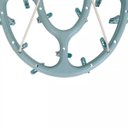 Ver imagem 4 de Varal Mini Dobravel Oval 24 Prendedores Azul Mor