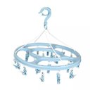 Ver imagem 1 de Varal Mini Dobravel Oval 24 Prendedores Azul Mor