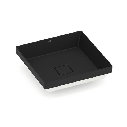 Cuba Sobrepor sem Mesa Terra T16 Preto/Black Roca
