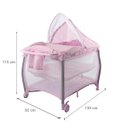 Ver imagem 3 de Berço Cercado Aconchego Pink Burigotto