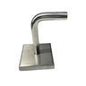 Suporte de Parede Quadrado Maciço 3/8" Inox 304 Fixador Corrimão: Escovado - 1