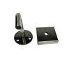 Suporte de Parede Quadrado Maciço 3/8" Inox 304 Fixador Corrimão: Escovado - 4