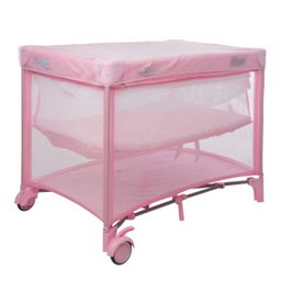 Mini Berço Cercado Burigotto New – Rosa - 6