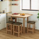 Ver imagem 6 de Conjunto Mesa Dobrável com 4 Bancos para Sala de Jantar