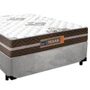 Ver imagem 5 de Cama Box Casal Suede + Colchão Molas Ensacadas Texas Prime Colchões 138cm Cinza