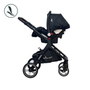 Ver imagem 3 de Carrinho de Bebe Kansas Gold Premium com Bebe Conforto:base Black/ Preto