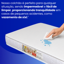 Ver imagem 4 de Colchão de Berço Americano 70x130 Antialérgico Antiácaros Impermeável D18