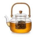 Ver imagem 3 de Chaleira Infusora 1L com Infusor de Chá e Cabo de Bambu
