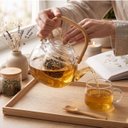 Ver imagem 4 de Chaleira Infusora 1L com Infusor de Chá e Cabo de Bambu