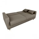 Ver imagem 2 de Sofá Cama Emília 2 Lugares 190cm Veludo Capuccino Matrix
