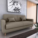 Ver imagem 4 de Sofá Cama Emília 2 Lugares 190cm Veludo Capuccino Matrix