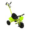 TRICICLO PASSEIO FERRO PEDAL INFANTIL HASTE RODAS BORRACHA VERDE MC4802VD - 1
