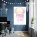 Ver imagem 1 de Quadro Decorativo Água Viva Plena 70x50cm Mold Branca