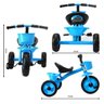 TRICICLO INFANTIL TICO TICO FERRO CESTINHA - MC5038 Azul - 3