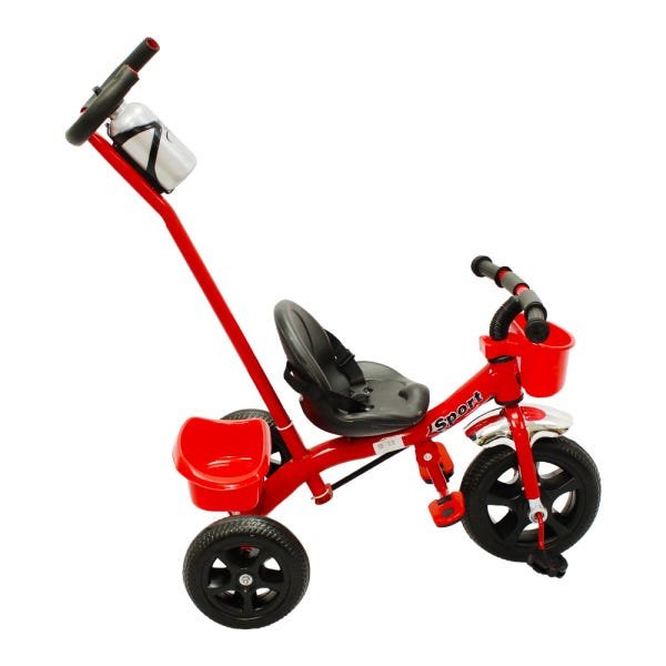 Motoca Infantil Triciclo Pedalar Menino Menina Cor Vermelho