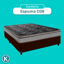 Ver imagem 4 de Conjunto Cama Box Marrom Casal + Colchão D28 Conforto Paropas