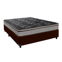 Ver imagem 1 de Conjunto Cama Box Marrom Casal + Colchão D28 Conforto Paropas