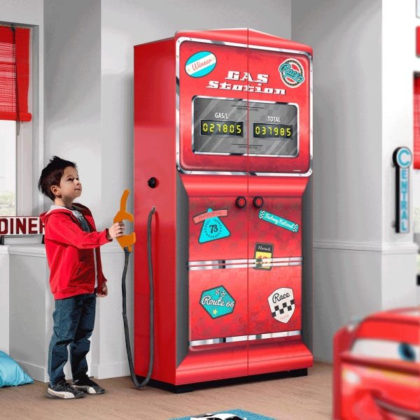 Guarda-Roupa Infantil Gas Station Premium Pura Magia - 3