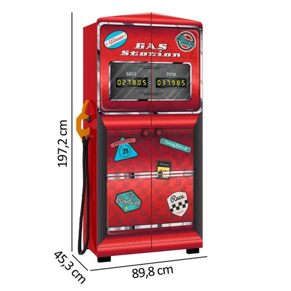 Guarda-Roupa Infantil Gas Station Premium Pura Magia - 7