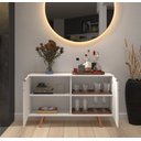 Ver imagem 2 de Buffet Retrô Branco - Balcão Aparador P/ Área Gourmet AJL Buffet Assis Retrô