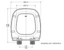 Ver imagem 3 de Assento Sanitário Deca Modelo Flex Soft Close Branco Censi