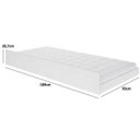 Ver imagem 2 de Cama Auxiliar Infantil com Rodízios Branca Pura Magia