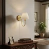 Arandela Luminaria de Parede Clássico Curvada Decoração Iluminação Casa Sala e Quarto Escritório - 1