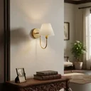 Ver imagem 1 de Arandela Luminaria de Parede Clássico Curvada Decoração Iluminação Casa Sala e Quarto Escritório