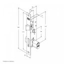 Ver imagem 6 de Fechadura Externa Espelho Inox 20mm 601-602/33 Gorje Stam
