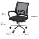 Ver imagem 2 de Cadeira de Escritório Tela Mesh Rodízio Tok