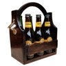 Caixa Térmica Cooler Corona 15 Litros + Cesta Porta Cervejas Long Necks Art Madeira até 6 Garrafas - 2