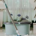 Ver imagem 7 de Mop Giratório 360° Cesto Inox 12l e Rodinha Limpa e Seca