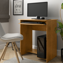 Ver imagem 1 de Mesa Escrivaninha Prática Home Office para Computador - Freijó
