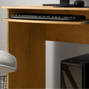 Ver imagem 5 de Mesa Escrivaninha Prática Home Office para Computador - Freijó