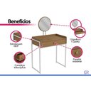 Ver imagem 4 de Penteadeira LI064 Industrial Kappesberg Canela/Branco