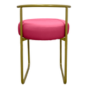 Ver imagem 7 de Banqueta Puff Penteadeira Maquiagem Base de Ferro Corino:pink