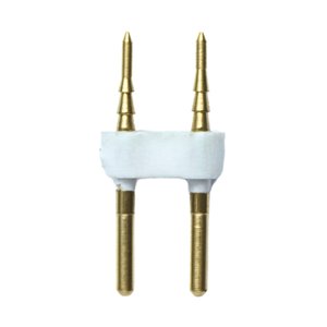 Pino H Aranha P/ Mangueira de Iluminação Led 6mm 2 Vias