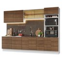 Ver imagem 3 de Armário de Cozinha Completa 310cm Branco/Rustic Stella Madesa 03