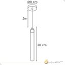 Ver imagem 5 de Lustre Pendente Empire Redondo Bolhas Cristal Dourado Led 3500k Luz Quente 7w Bivolt