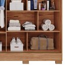 Ver imagem 6 de Guarda Roupa Ilhéus com Espelho 2 Portas 3 Gavetas Cinamomo Off White Panan