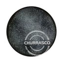 Ver imagem 1 de Prato Raso Tramontina Churrasco Carbon em Porcelana Decorada 25 Cm