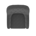 Ver imagem 5 de Poltrona Decorativa 81cm Poodle Veludo Cinza - Sallar Home