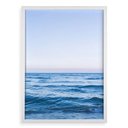 Ver imagem 1 de Quadro Decorativo Blue Ocean 45x34cm:moldura Branca