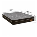 Ver imagem 2 de Colchão Casal Sr Life Silver Molas Ensacadas Espuma D26 138x188x27cm Marrom